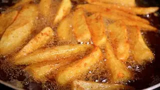 TWO INGREDIENTS DELICIOUS HOMEMADE POTATO WEDGES UNDER 10 MINUTES | Morris Time Cooking | Hawt Chef