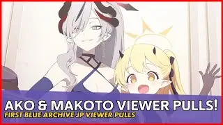 [Blue Archive JP] Ako (Dress) & Makoto Viewer Pulls!