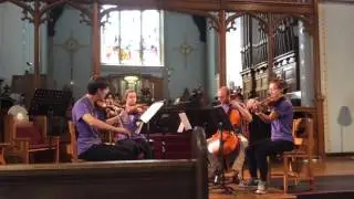 Barber string quartet 2016 student performance