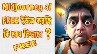 Midjourney ai FREE! (Tutorial) | Midjourney ফ্রি ইউজ করছি, কি কেন কিভাবে ? A to Z 🔥