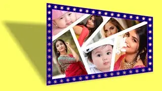 Perspective photo frame design in CorelDRAW | Photo mixing | Coreldraw tutorial | Graphic design