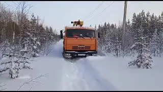 камаз#по сугробу#мощь)