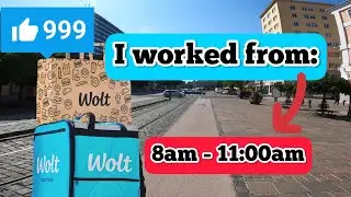 I delivered food for 3hrs - Wolt #Slovakia