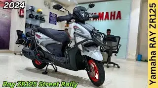 2024 Yamaha Ray ZR125 Street Rally Hybrid Full Review ♥️ Price & Features Better Than Ntorq 125?