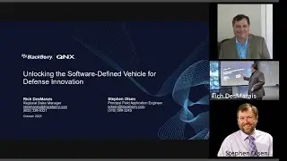 2023 Oct. 31 BlackBerry QNX: "Unlocking the Software Defined Vehicle for Defense Innovation"