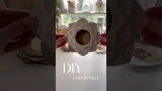 DIY candlesticks 🤍 Link to laser in description 🕯️