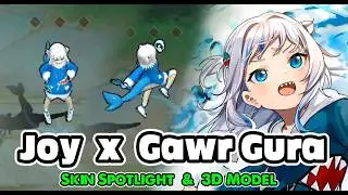 3D MODEL V1!! Script Skin Joy x Gawr Gura Hololive-EN || V-Tuber Gura