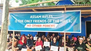 SIT IN PROTEST AGAINST CM BIREN SINGH || GAMGIPHAI, SADAR HILLS ||  KUKI-ZO 2024