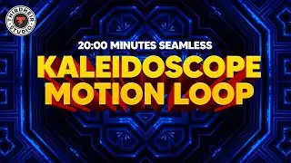 Tech Kaleidoscope Motion | 20:00 Minutes Long Seamless Looping Background | Free HD Motion BG