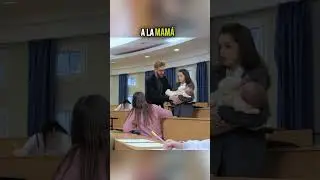 La mamá universitaria, el bebé y el profesor una historia inspiradora!