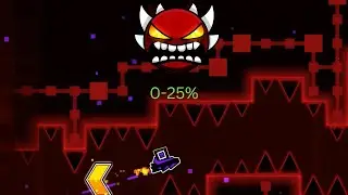 BLOODBATH 0-25% new pb (165 herts)-Extreme demon