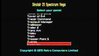 ZX Spectrum Vega - Games List