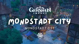 An Evening in Mondstadt 🌙 Relaxing Genshin Impact Music | OST 原神