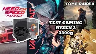 RYZEN 3 2200g + 8 gb ram  GAME DI 2024