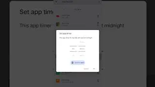 how to set app uses timer  | screen time limit | Parental Control #tech #tricks #ytshorts #viral