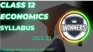 30%reduced syllabus (Class 12) Economics|Up Board| Deleted topics|2022-2023|