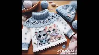 вязание спицами и крючком. Модели с аппликацией.