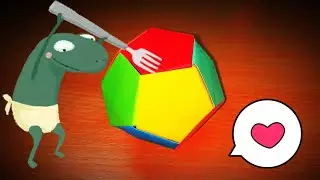 How to make an origami dodecahedron! (Как сделать додекаэдр из оригами! / Модульное оригами)