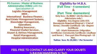 Top 10 mba colleges in coimbatore ,Paramakudi,Salem, Ramanathapuram