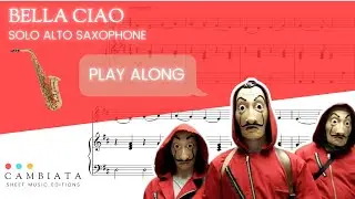 Bella Ciao - Solo alto saxophone (Play Along)