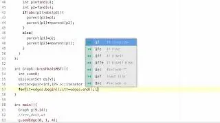 6 - Implementation of Kruskal's Algorithm in CPP using Disjoint set