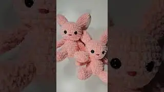 What to make with peach blanket yarn? #amigurumi #crochetanimals #crochettoys #handmade #bunny