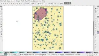 Inkscape 17 Patterns With Spray Tool