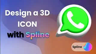 Create Amazing 3D Icons with Spline for UI Designs in just 3 minutes|2021