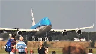 KLM B747 BEAUTIFUL LANDING @ AMS - My 2nd ANNIVERSARY + SHOUT-OUTS!