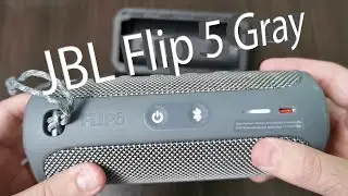 Обзор Акустическая система JBL Flip 5 Gray из Rozetka