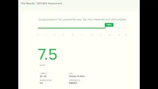 Fiverr SEO Skill Test Answers I 10 October 2022 Score 7.5