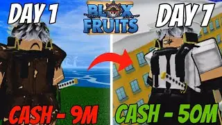 Getting The Richest In The World Title In blox fruit in 1 week