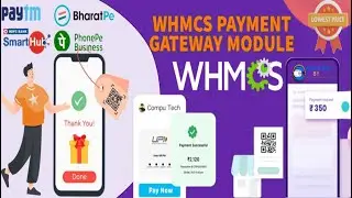 UPI PAYMENT GATEWAY FOR WHMCS  PAYMNET MODULE Best Checkout Experience   ! Tech Support Pro