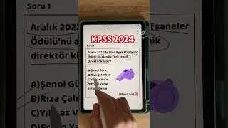 Güncel Bilgiler Seri 16✅#kpss2024