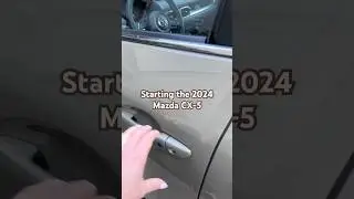Starting the 2024 Mazda CX-5 Suna 