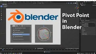 How to Change Pivot point in blender | Origin | Blender | in Hindi