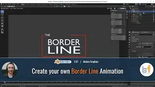 Create your own Border Line Animation in Blender 2.81  | Border Line - part 1
