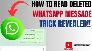 How To Read (Recover) Deleted Messages On WhatsApp Android 2026