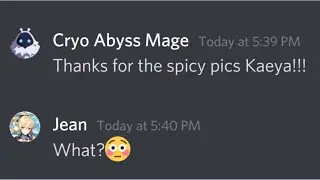 When Kaeya gets exposed... | Genshin Impact Discord Skit