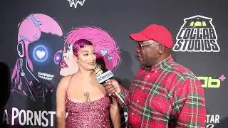 Sapphire interview at the VIP premiere of 