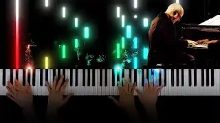 Ludovico Einaudi - Nuvole Bianche (4 Hands Piano Cover)