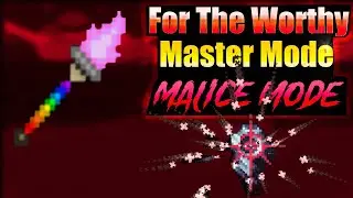 Terraria Supreme Buffed Purity Rainbow Torch vs For The Worthy Calamity Mod Malice Mode Boss Rush