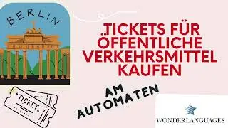 öffentliche Verkehrsmittel Ticket Automat kaufen