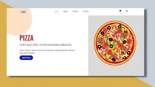 Creative Website Design Using HTML and CSS | PIZZA WEBSITE | CODEGROUND
