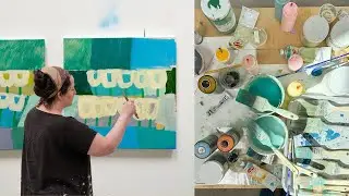A Week In The Studio • Finishing Two Paintings • ART VLOG