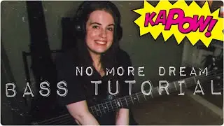 BTS ( 방탄소년단 ) - NO MORE DREAM (Live version) | BASS TUTORIAL