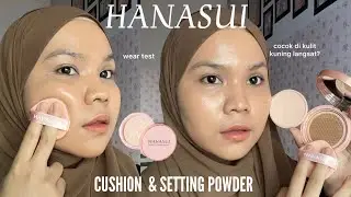 HANASUI CUSHION & SETTING POWDER REVIEW (oily skin)