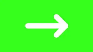 Free Animated Arrow in Green Screen for Kinemaster