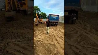 Tata truck Loading JCB 3DX Machine