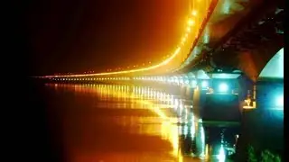 Night journey of jamuna setu . KHM Vlogs